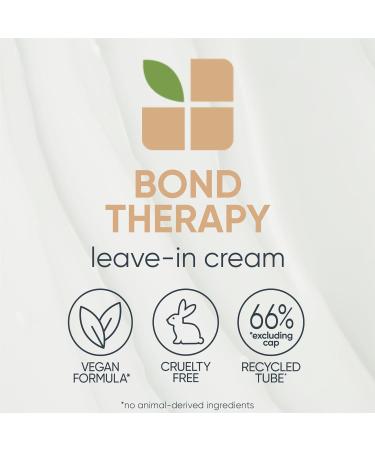 Biolage Bond Therapy Smoothing Leave-In Cream | Vegan Paraben & Sulfate-Free | Deep Conditioning Salon Treatment - Buy Online on SooperMarket.com