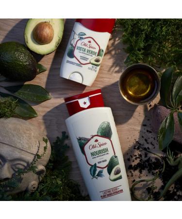 Old Spice Men's Body Wash Nourish with Avocado Oil 16 Fl Oz - Pack of 4 - Buy Online on SooperMarket.com