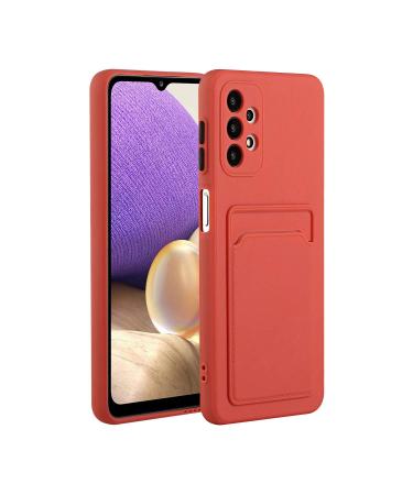 Tivenfezk Nadoli Silicone case for Samsung Galaxy A73 5G Ultra thin shockproof scratch -resistant Wallet soft TPU protective cover Mobile phone case with credit card holder Samsung Galaxy A73 5g plum