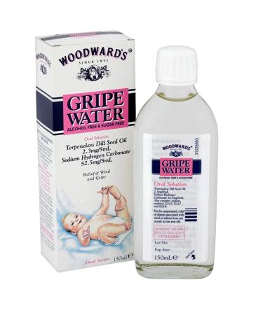 1 x 150ml Gripe Water Oral Baby Newborn Infant Natural Gas Wind Tummy Relief dill