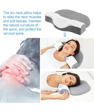 Enlivczom Neck Support Roll - Relieve Neck Stiffness & Pain, Ideal for Spine Alignment | Cervical Neck Pillow - Buy Online on SooperMarket.com