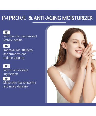 Collagen Face Moisturizer - Anti-Aging Day & Night Cream with Retinol Niacinamide & Hyaluronic Acid - 1.7 OZ Airless Pump - Buy Online on SooperMarket.com