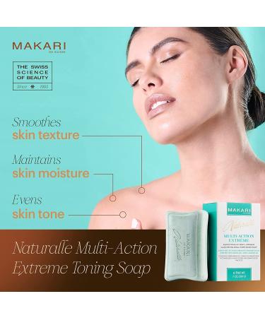 Makari Naturalle Multi-Action Extreme Toning Soap - 7 oz | Moisturizing Bar for Soft, Smooth Skin | Ideal for Sensitive to Dry Skin - Buy Online on SooperMarket.com