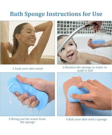 Fitmedify Skin Sponge Superpeeler - Exfoliating Dead Skin Remover for Adults & Kids (4pcs) - Buy Online on SooperMarket.com