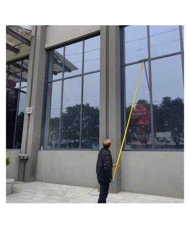Squeegee Window Cleaner Long Pole Professional 2 in 1 Lightweight Window Cleaning Pole Tools Kit/Window Washing Equipment High Reach Duster for Outdoor/Indoor (Size : Length 3.5m/138inch/11.5ft)