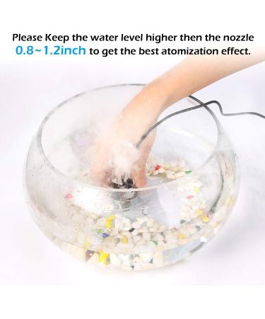 Fitnate Mist Maker Fogger - Aluminum Ultrasound Nebulizer for Fountains Ponds Aquariums & Gardens | Enhance Foggy Effects Worldwide - Buy Online on SooperMarket.com