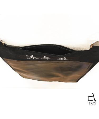 TAO Wing Chun Wall Bag Strike Target 1 Section Kung fu Canvas and PU Leather (unfilled) - Buy Online on SooperMarket.com