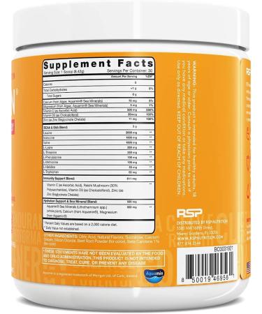 RSP NUTRITION AminoLean Pre Workout & Recovery Bundle - Pink Lemonade & Blood Orange (30 Servings each) - Buy Online on SooperMarket.com