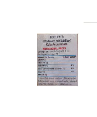 Tops Jamaican Bissy Herbal Tea (Kola Nut) (Cola Accuminata) - Buy Online on SooperMarket.com
