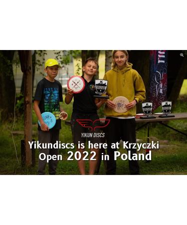 Yikun PDGA Approved Mid-Range Disc Golf | Stable 165-170g | Versatile for Outdoor Games | Red Shade Color - Buy Online on SooperMarket.com