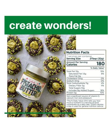 Peppertux Farms Pistachio Butter - The Original I NO REFINED SUGAR I NO SALT - NO CHEMICALS I ALL NATURAL Perfect Upgrade to Peanut Butter I Made with Turkish Antep Pistachios (The Original Pistachio Butter) - Buy Online on SooperMarket.com