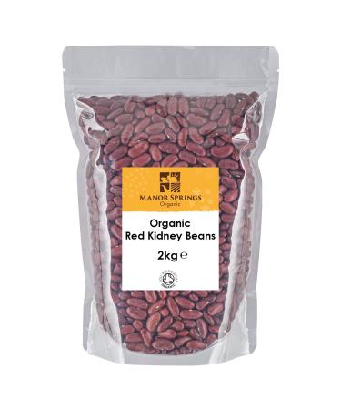 Organic Red Kidney Beans 2kg by Manor Springs Organic