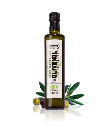 Organic Apsogo Extra Virgin Olive Oil - Premium Cold Pressed Olive Oil from Crete Greece - Mild and Fruity 500ml