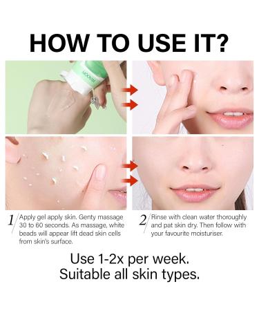 Deep Cleansing Aloe Vera Peeling Gel | Brightening Exfoliating Face Scrub for Acne & Dark Spots - International Shipping - Buy Online on SooperMarket.com