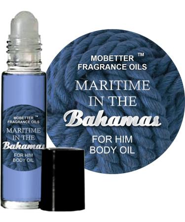 MOBETTER FRAGRANCE OILS Maritime In The Bahamas Men Cologne Body Oil 1/3 oz roll on