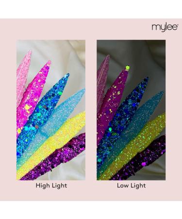 MYGEL by Mylee All That Glitters Glitter Kit - Club Tropicana - Nail Art Decoration Set - Buy Online on SooperMarket.com