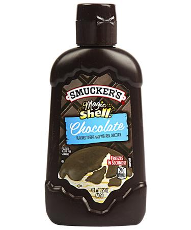 SMUCKERS MAGIC SHELL CHOCOLATE ICE CREAM DESSERT TOPPING 206g