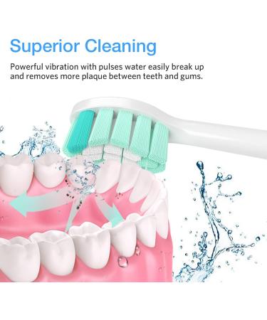 Senyum Replacement Toothbrush Heads for Philips Sonicare - 8 Pack White | Compatible with Sonic Care Snap-On | Electric Toothbrush Heads Refill - Buy Online on SooperMarket.com