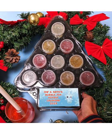 Personalised Bubble Tea Boba Advent Calendar