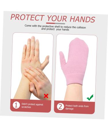 Amosfun 1 Pair Gel Gloves Protective Gloves Moisturizing Hand Gloves Hand Moisturizer Gloves Moisturizing Gloves Gel Care Gloves Moisturizing Care Gloves Skin Gel Spa Acrylic - Buy Online on SooperMarket.com
