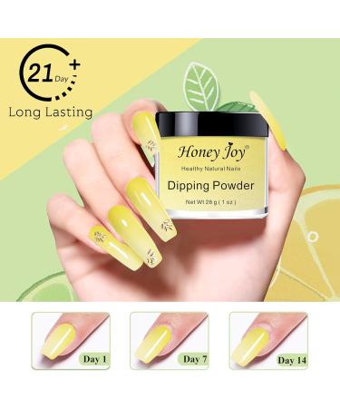28g White & Yellow Color Change Dip Powder Nails (W-No.18) | Long-lasting, No UV Light Needed - Buy Online on SooperMarket.com
