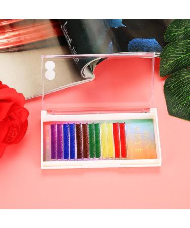 Colorful Rainbow False Eyelash Extensions | Custom Gradient 12mm Eyelash Earrings - Shop Internationally - Buy Online on SooperMarket.com