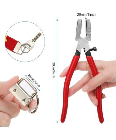 Key Fob Hardware  40 Pcs 1Inch 25mm 5 Colors Key Fob Hardware Kit Keychain Hardware Pliers Attach Rubber Tips for Wristlet Keychain  Key Lanyard and Key Chain Making Hardware Supplies Install - Buy Online on SooperMarket.com