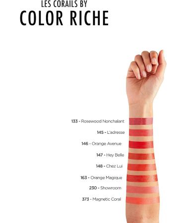 L'Or al Paris Color Riche Colour-Intense Lipstick with Nourishing Oils Creamy Texture for Maximum Lip Comfort No. 230 Coral Showroom 1 count (Pack of 1) - Buy Online on SooperMarket.com