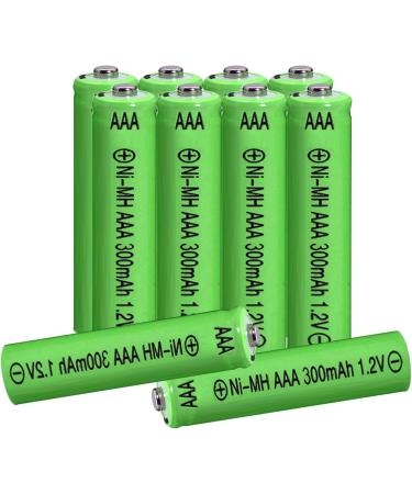 20 Packs 1.2V AAA 300mAh Ni-MH Rechargeable Batteries for Solar Lights Outdoor Garden Solar Light Lamp - Buy Online on SooperMarket.com