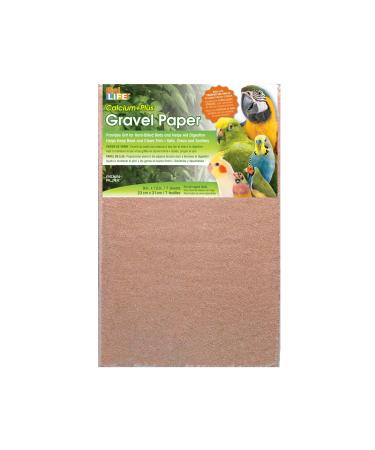 Penn-Plax 7 Pack Gravel Paper for Bird Cage, 9 by 12-Inch | Great for Hard-Billed Birds | Safe, Clean, and Easy for Improved Digestion (BA637)