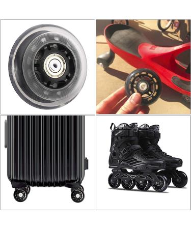 XMSound 8Pack Roller Blade Wheels | 70mm 82A & 76mm 84A Inline Skate Replacement Wheels with Bearings - Buy Online on SooperMarket.com