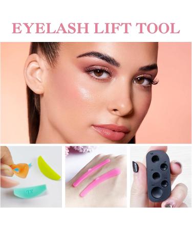 Libeauty Lash Lift Tool 7 Pairs of Lash Lift Shields Including Bottom Lash Lift 1 Pair of Lash Lift Ribbon 1 Palette Convenient and Efficient As a Good Assistant for Lash & Brow Lift or Color - Buy Online on SooperMarket.com