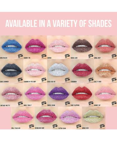 BEAUTYBLVD Glitter Lips Kit - Ruby Slippers | Waterproof, Smudge Proof, Long Lasting | Cruelty Free - Buy Online on SooperMarket.com