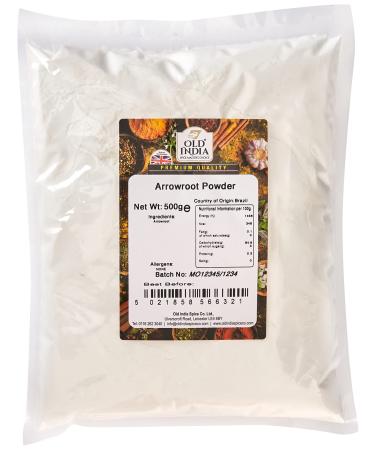Old India Arrowroot Powder 500 g 500 g (Pack of 1)