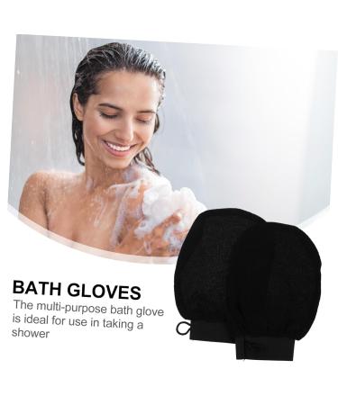 Shop Mikinona Exfoliating Bath Gloves - 1 Pair Scrubber Mitts for Spa & Shower | International Shipping Available - Buy Online on SooperMarket.com