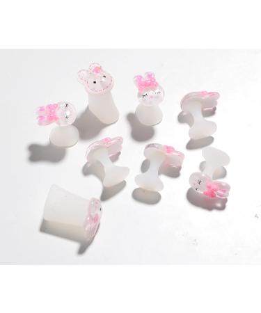  ME BY M 8pcs Bunny Silicone Toe Separators for Pedicures Nail Polish Foot Toe Spacers Nail Art - Buy Online on SooperMarket.com