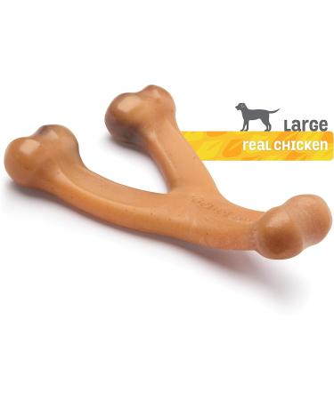 Benebone Wishbone Dog Chew Toy for Aggressive Chewers - Real Chicken Flavor | Large Size - International Shipping Available - Buy Online on SooperMarket.com
