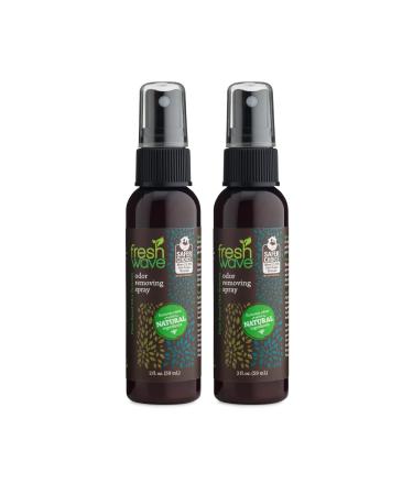 Fresh Wave Odor Eliminator Spray & Air Freshener, 2 fl. oz. Travel Size (Pack of 2) Original