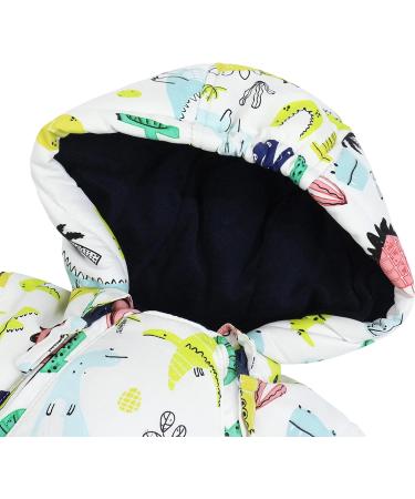 Baby Boys Winter Hooded Romper Snowsuit - H 6-9 Months | Cotton Jumpsuit Outfits - Buy Online on SooperMarket.com