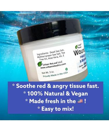 Urban ReLeaf Wound Care Sea Salt Botanical SOAK - Gentle & Effective Healing, Disinfectant, 100% Natural - Buy Online on SooperMarket.com
