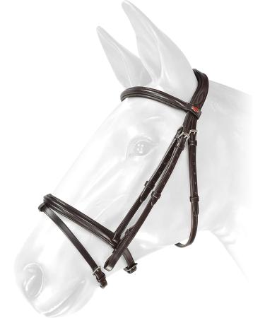 John Whitaker Barton Bridle - Raised Flash Havana Pony | Premium Equestrian Gear for International Shipping - Buy Online on SooperMarket.com