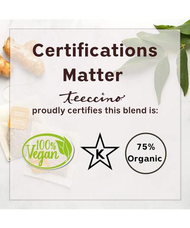 Organic Vanilla Nut Teeccino Herbal Coffee - Prebiotic, Caffeine-Free & Acid Free - 11 oz (Pack of 3) - Buy Online on SooperMarket.com