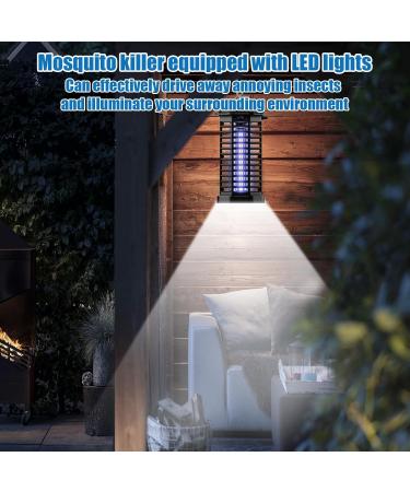 Electric Bug Zapper with LED Light LUUGUYI 4200V Mosquito Zapper Killer Electric Insect Fly Zapper Mosquito Trap No Odor & Chemicals Mosquito Lamp Bulb for Indoor & Outdoor - Buy Online on SooperMarket.com