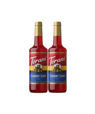 Torani Cherry Lime Syrup 750ml 2 Pack