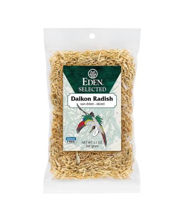 Eden Daikon Radish, Sun Dried and Finely Sliced, Traditionally Made in Japan, 3.5 oz