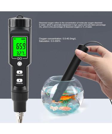 CaCaCook Digital Dissolved Oxygen Meter - Portable DO Pen for 0.0-40.0 Mg/L Oxygen Concentration | International Shipping Available - Buy Online on SooperMarket.com