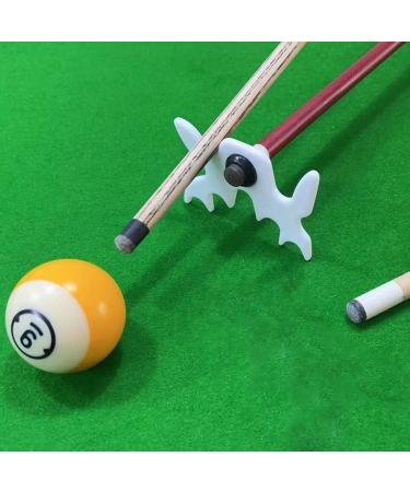 White Plastic Moosehead Bridge Head for Billiards Cue Rack - Non-Slip Snooker Pool Cue Rest Holder - Buy Online on SooperMarket.com