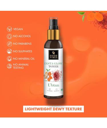 Good Vibes Ubtan Toner | Refreshing & Hydrating Face Toner for All Skin Types | 120ml Detoxifying Skincare - Buy Online on SooperMarket.com