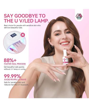 Saviland 8Pcs Dip Powder Liquid Set - Base, Top Coat, Activator, Brush Saver, Nail File - 15ml/0.5oz - Nail Accessories for Dip Powder Nails - Buy Online on SooperMarket.com
