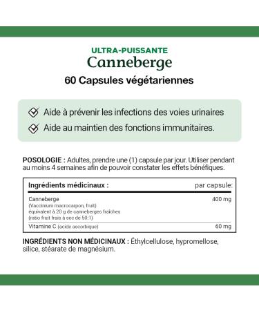 Nature's Bounty Cranberry Ultra Potency 20000mg 60 Vegetarian Capsules Ultra-Potency 60 count (Pack of 1) - Buy Online on SooperMarket.com
